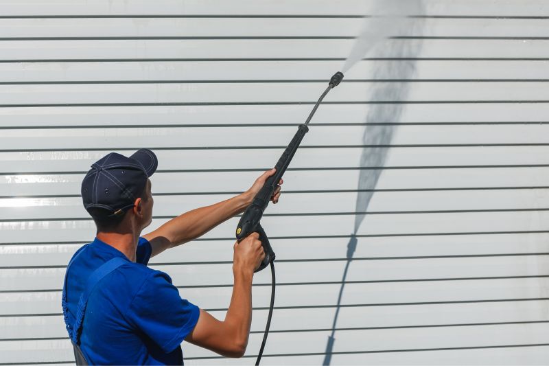 Commercial Building Power Washing