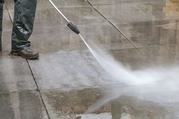 Concrete Power Washing in Easton