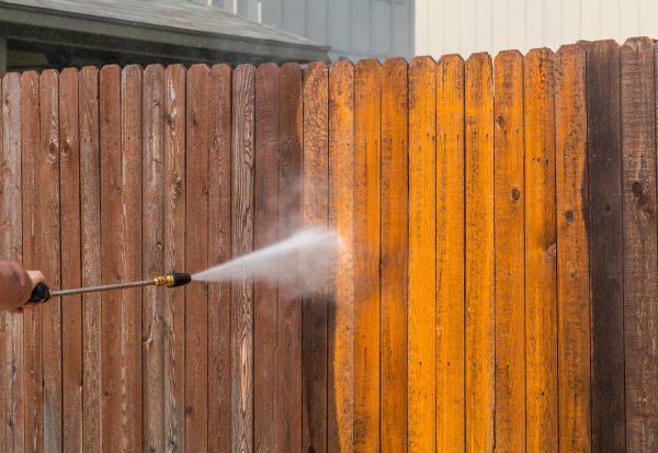 Fence Power Washing in Easton