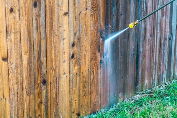 Fence Pressure Washing in Easton