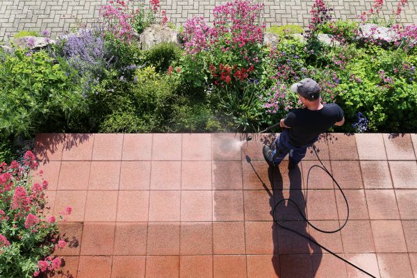 Patio Cleaning in Easton