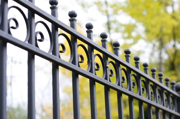 Wrought Iron Fence Cleaning in Easton