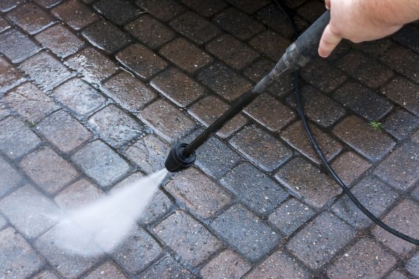 Patio Pressure Washing in Easton