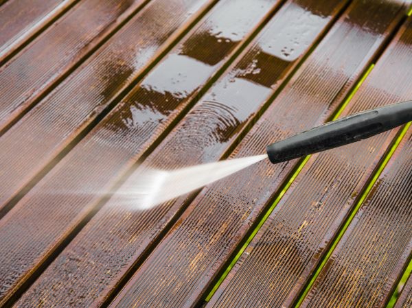 Deck Pressure Washing in Easton