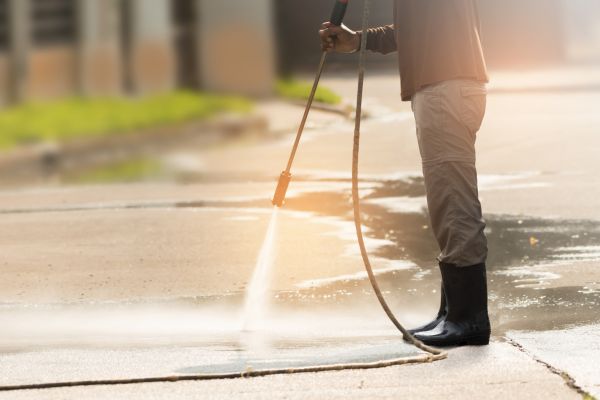 Residential Concrete Cleaning in Easton
