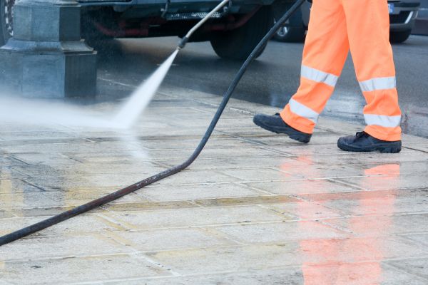 Concrete Jet Washing in Easton