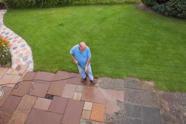Pavers Pressure Washing in Easton
