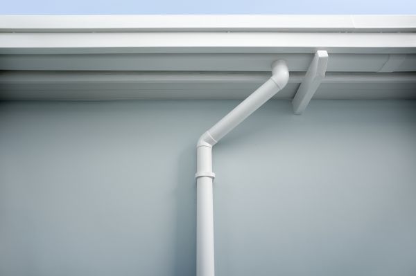 Downspout Jetting in Easton