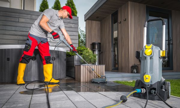 Concrete Patio Washing in Easton