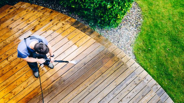 Deck Pressure Cleaning in Easton
