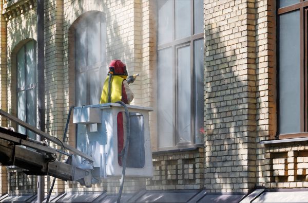 Brick Facade Cleaning in Easton