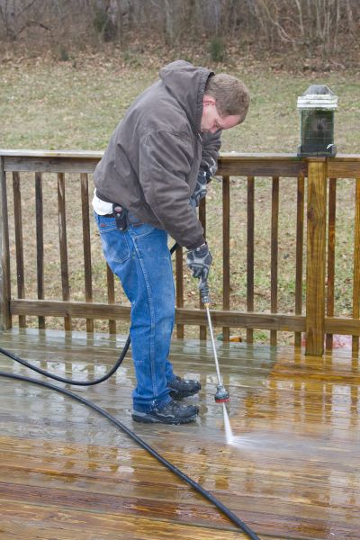 Balcony Power Washing in Easton