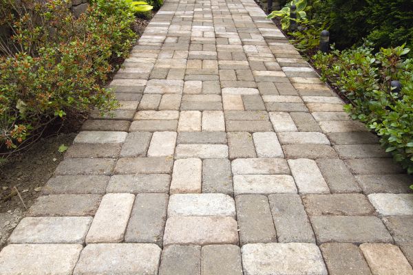 Paver Walkway Cleaning in Easton